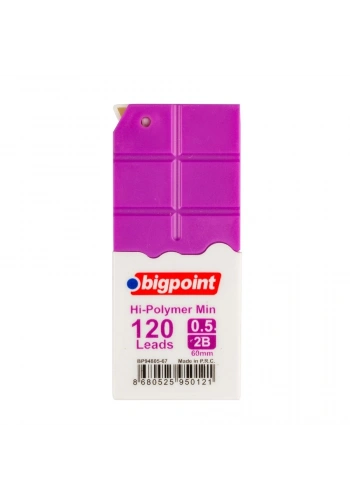 Bigpoint Kalem Ucu 0.5mm 2b 120li Tüp Mor
