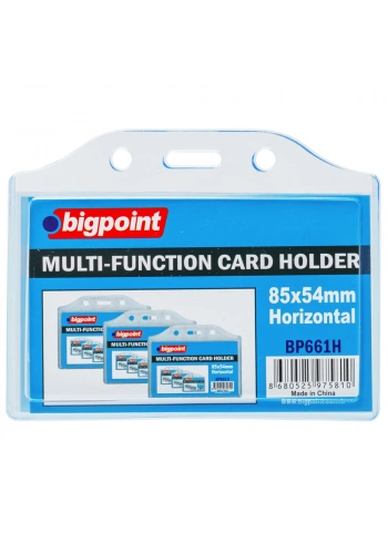 Bigpoint Kart Kabı Çok Amaçlı Soft Yatay 85x54 MM BP661H