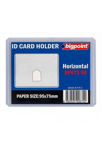 Bigpoint Kart Kabı Şeffaf 95x75mm