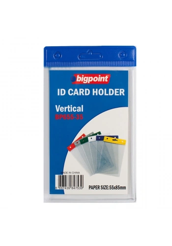 Bigpoint Kart Poşeti Dikey Mavi 55x85mm