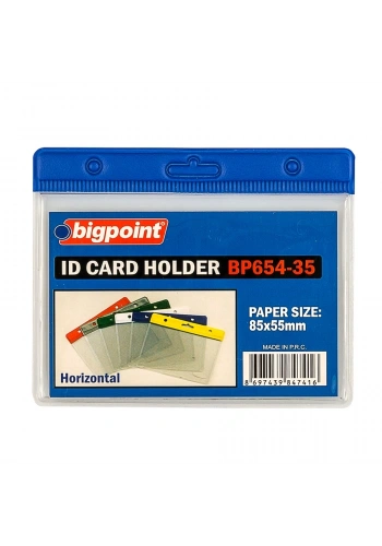 Bigpoint Kart Poşeti Yatay Mavi 85x55mm