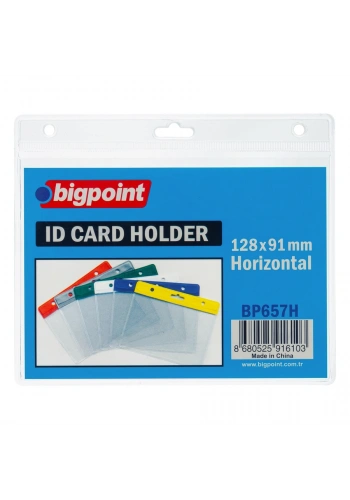 Bigpoint Kart Poşeti Yatay Şeffaf 128x91mm