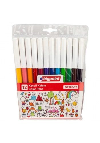 Bigpoint Keçeli Kalem 12li Set