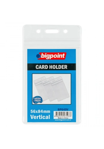 Bigpoint Kilitli Kart Poşeti Dikey 62x91mm