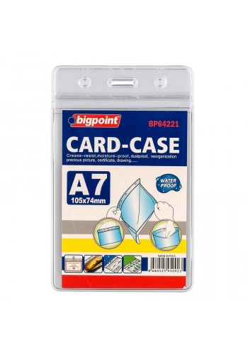 Bigpoint Kilitli Kart Poşeti Dikey A7 (74x105mm)