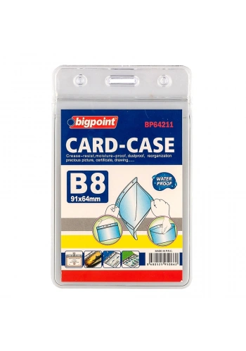 Bigpoint Kilitli Kart Poşeti Dikey B8 (64x91mm)