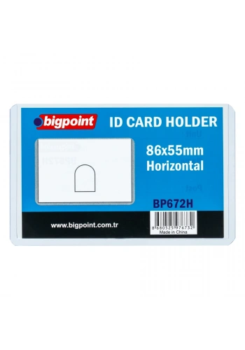Bigpoint Kimlik, Ehliyet Kabı Şeffaf 86x55mm