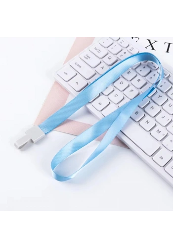 Bigpoint Klipsli Yaka İpi Açık Mavi