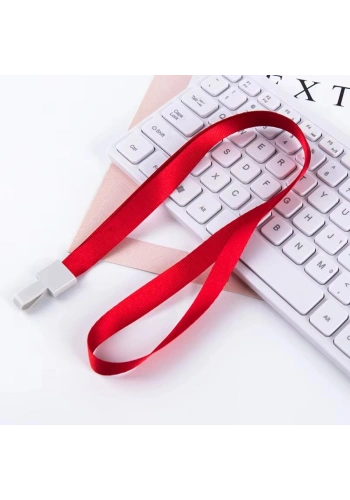 Bigpoint Klipsli Yaka İpi Kırmızı