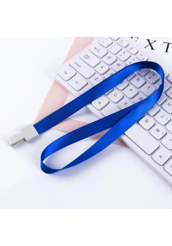 Bigpoint Klipsli Yaka İpi Mavi