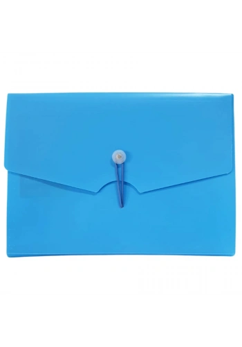 Bigpoint Körüklü Dosya 13 Cepli Lastikli A4 Mavi