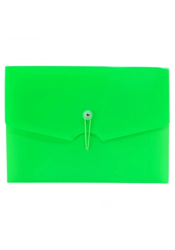 Bigpoint Körüklü Dosya 13 Cepli Lastikli A4 Yeşil