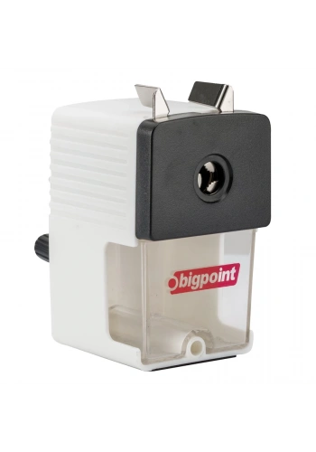 Bigpoint Masa Tipi Kalemtraş Beyaz(Jumbo Açabilir)