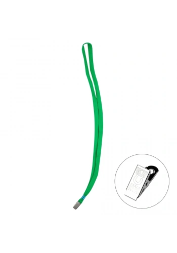 Bigpoint Metal Klipsli Yaka İpi Yeşil