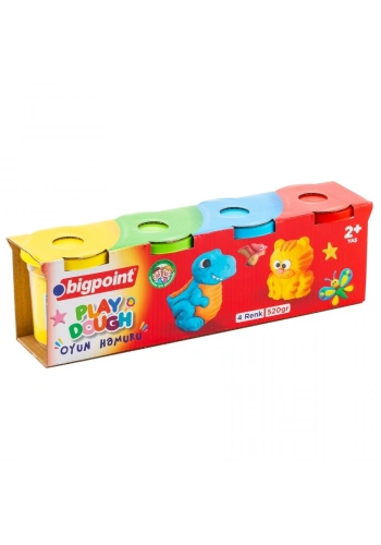 Bigpoint Oyun Hamuru 4lü Set 520gr