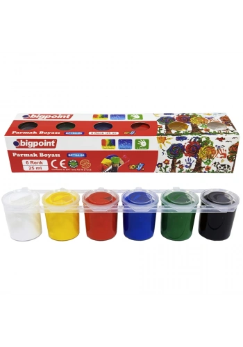 Bigpoint Parmak Boyası 6 Renk x 25 ml