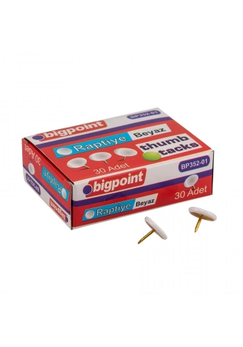 Bigpoint Renkli Raptiye Beyaz