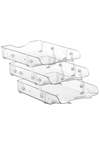 Bigpoint Şeffaf Evrak Rafı 3lü