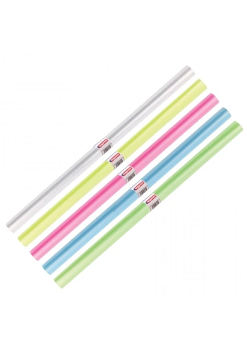 Bigpoint Şeffaf Renkli Rulo Kap 40 cm x 2 metre 150li Stand