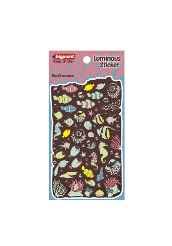 Bigpoint Sticker Fosforlu Deniz Hayvanları