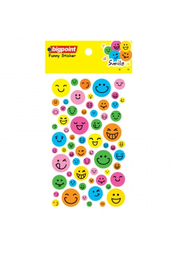 Bigpoint Sticker Hologram Smile