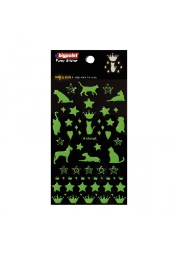 Bigpoint Sticker Kabartmalı Florasan Hayvanlar