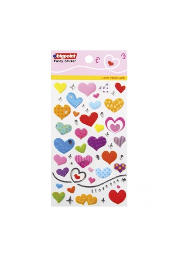 Bigpoint Sticker Karışık Kalpler