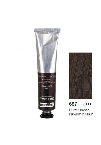Bigpoint Yağlı Boya 200 ml. 687 Burnt Umber