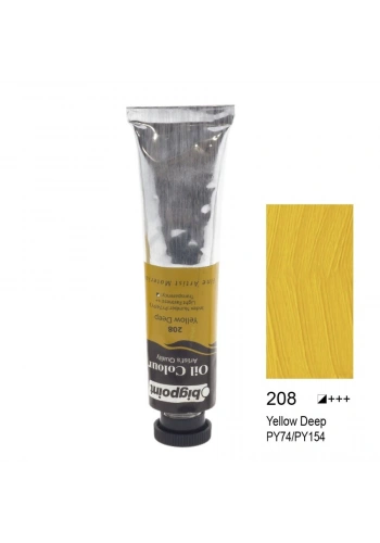 Bigpoint Yağlı Boya 45 ml. 208 Yellow Deep