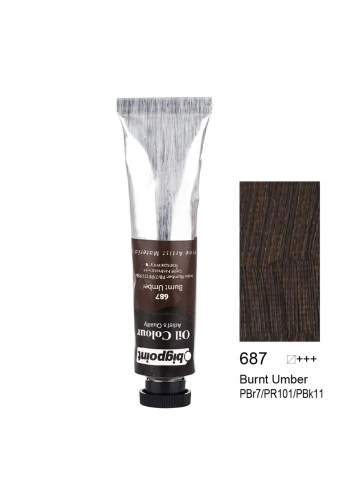 Bigpoint Yağlı Boya 45 ml. 687 Burnt Umber