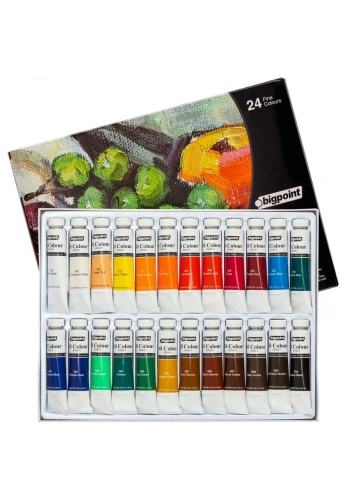 Bigpoint Yağlı Boya Seti 24 Renk x 12 ml.
