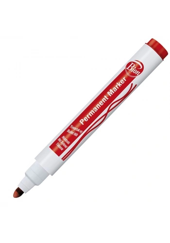 Bion Markör Permanent Yuvarlak Uçlu Kırmızı 9175