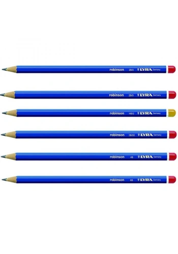 BK Lyra Robinson Dereceli Kurşun Kalem Seti 6Lı