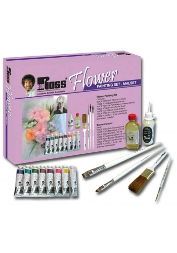 Bob Ross Flower Yağlı Boya Seti