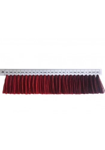 Bordo Dikiş İpliği Tonları