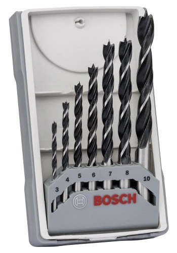 Bosch Ahşap Matkap Ucu Silindir Şaft Set (7 Parça) - 2607017034