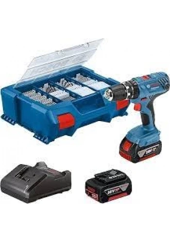 Bosch Akülü Darbeli Vidalama Matkabı GSB 18V-21 (Aküsüz) - 06019H1176