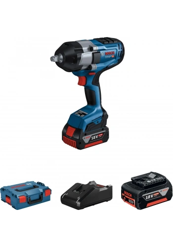 Bosch Akülü Somun Sıkma Makinesi GDS 18V-1000 (2 x 5,0 Ah Akü) - 06019J8304