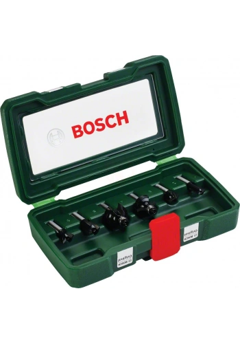 Bosch Freze Ucu Set 8 mm Şaft (12 Parça) - 2607019466