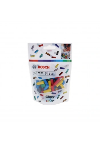 Bosch Tutkal Çubuğu 7x20 mm 50 Gr Renkli (70 Adet) (Gluey) - 2608002005