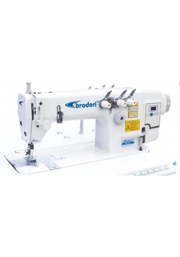 Broderi BD-383-PL/DD Direct Drive 3 İğne Merdaneli Zincir Dikiş Makinesi
