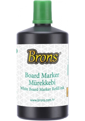 Brons Beyaz Tahta Kalemi Mürekkebi 250 cc. Yeşil