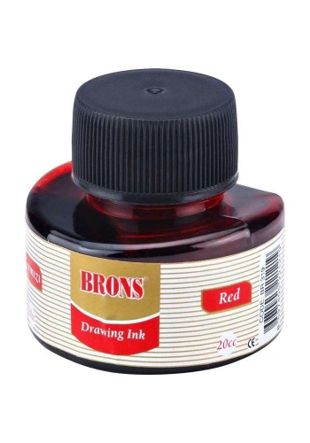 Brons Çini Mürekkebi 15 ml Kırmızı