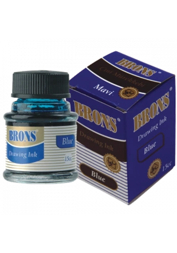Brons Çini Mürekkebi 20 CC Siyah BR-317