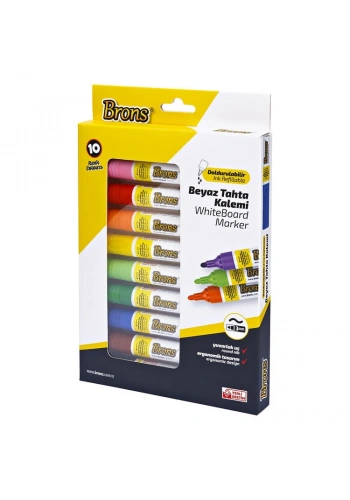 Brons Doldurulabilir Tahta Kalemi Seti 10 Renk