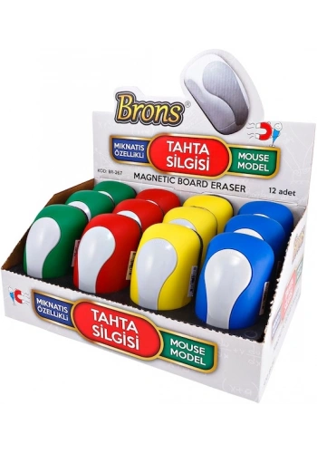 Brons Mıknatıslı Tahta Silgisi (Mouse Model)