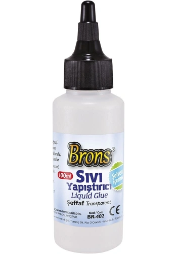 Brons Şeffaf Sıvı Yapıştırıcı 100 ml.