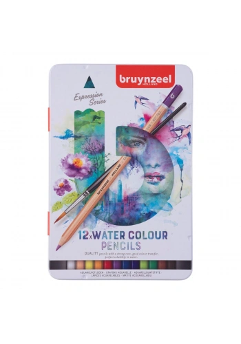 Bruynzeel Expression Aquarelle Sulu Boya Kalemi Seti 12 Renk