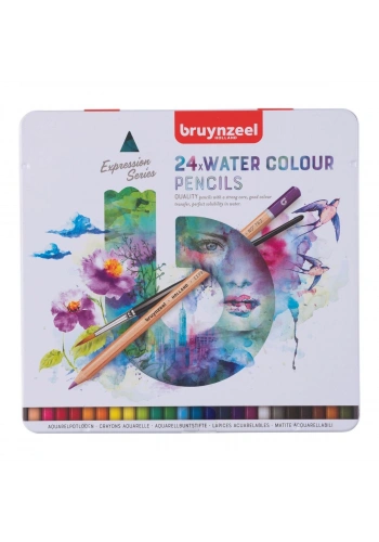 Bruynzeel Expression Aquarelle Sulu Boya Kalemi Seti 24 Renk