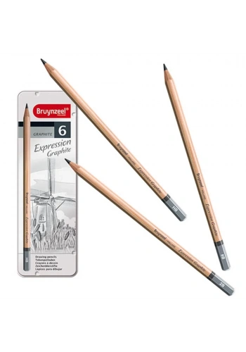 Bruynzeel Expression Graphite Dereceli Karakalem Seti 6lı
